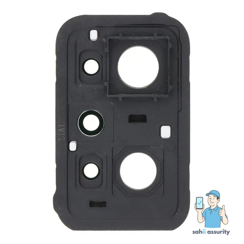 Camera Lens Glass with Frame for Realme GT Neo 2 Black thumbnail